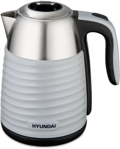 Купить Чайник электрический HYUNDAI HYK-S4804 1.7 л серый, черный  в E-mobi