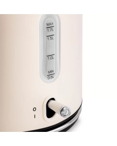 Купить Чайник электрический Kitfort КТ-6150-1 1.7 л бежевый, серебристый  в E-mobi