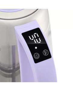 Купить Чайник электрический Kitfort КТ-6624 1.7 л фиолетовый, серый, прозрачный  в E-mobi