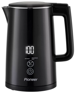 Купить Чайник электрический Pioneer KE577M 1.5 л черный в E-mobi