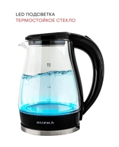 Купить Чайник электрический Supra KES-1855G 1.8 л черный  в E-mobi