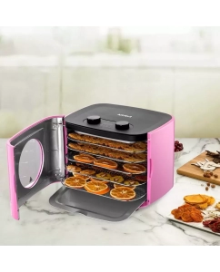 Купить Сушилка для овощей и фруктов Kitfort КТ-1952-3 фиолетовый  в E-mobi