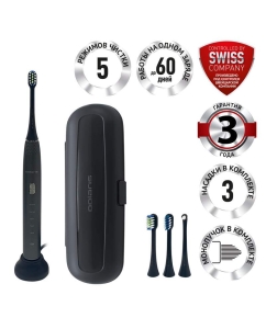 Купить Электрическая зубная щетка Polaris PETB 0701 TC, серая в E-mobi