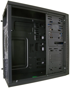 Купить Корпус компьютерный EXEGATE QA-412U (EX272748RUS) Black  в E-mobi