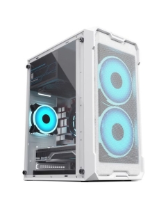 Купить Корпус компьютерный OKLICK OCC-MN302F (OCC-MN302F) белый в E-mobi