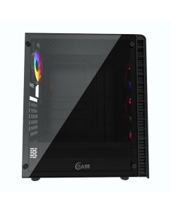 Купить Корпус компьютерный Powercase Mistral Z4С Mesh LED (CMIZ4C-L4) Black  в E-mobi