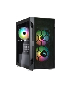 Купить Корпус компьютерный SilverStone V3X Advance Black Edition (SST-FAH1MB-PRO) Black в E-mobi