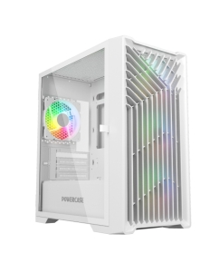 Купить Корпус компьютерный Powercase X4W белый (CMMXW-L4) в E-mobi
