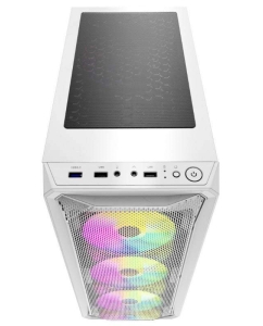 Купить Корпус компьютерный Powercase Mistral Z4 (CMIZW-L4) White  в E-mobi
