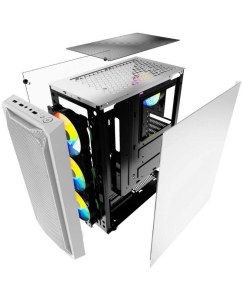 Купить Корпус компьютерный Powercase Mistral Z4 (CMIZW-L4) White  в E-mobi