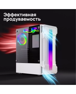 Купить Корпус компьютерный ABR Technology ABR Gaming GQ-6 (695225) белый  в E-mobi