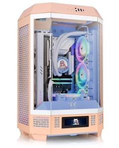 Купить Корпус компьютерный Thermaltake The Tower 300 PEACH Fuzz (CA-1Y4-00S) розовый в E-mobi