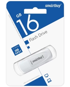 Купить Флэш диск Smartbuy 16GB Scout White (SB16GB3SCW) в E-mobi