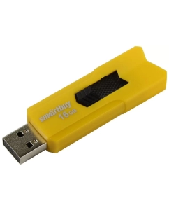 Купить Флешка SmartBuy Stream 16ГБ Yellow (SB16GBST-Y) в E-mobi