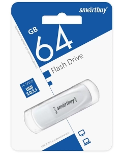 Купить Флэш диск Smartbuy 64GB Scout White (SB64GB3SCW) в E-mobi