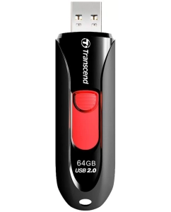 Купить Флешка Transcend JetFlash 590 64ГБ Red/Black (TS64GJF590K)  в E-mobi