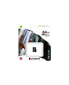 Купить Карта памяти Kingston Canvas Select Plus SDCS2/64GBSP, Class10, 64Gb  в E-mobi