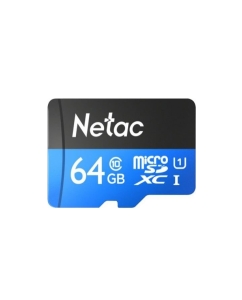 Купить Карта памяти Netac P500 microSDXC 64GB (NT02P500STN-064G-R) в E-mobi