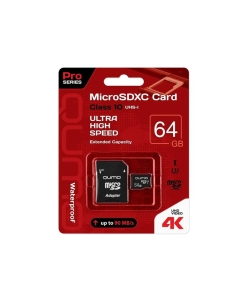 Купить Карта памяти 64Gb - Qumo MicroSDXC UHS-I U3 QM64GMICSDXC10U3NA в E-mobi