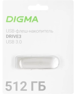 Купить Флешка DIGMA DRIVE3 512 ГБ серый (DGFUM512A30SR)  в E-mobi