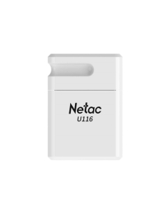 Купить Флешка Netac U116 128ГБ White (NT03U185N-128G-30WH) в E-mobi