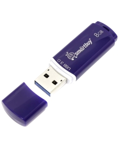 Купить Флешка SmartBuy Crown 8ГБ Blue (SB8GBCRW-Bl)  в E-mobi