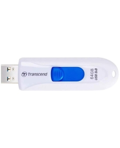 Купить Флешка Transcend JetFlash 790 64ГБ White/Blue (TS64GJF790W)  в E-mobi