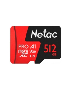 Купить Карта памяти Netac Micro SDXC 512Гб (NT02P500PRO-512G-S) в E-mobi