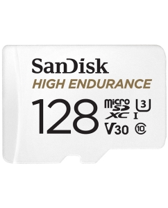 Купить Карта памяти SanDisk microSDXC Class 10 UHS-I U3 V30 High Endurance Video Monitoring Card в E-mobi