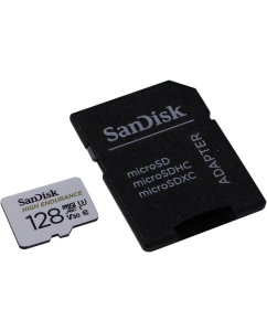 Купить Карта памяти SanDisk microSDXC Class 10 UHS-I U3 V30 High Endurance Video Monitoring Card  в E-mobi