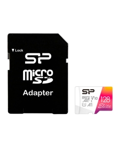 Купить Карта памяти Silicon Power Micro SDHC 128Гб Elite (SP128GBSTXBV1V20SP) в E-mobi