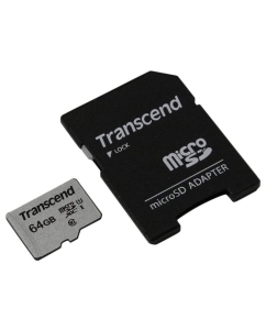 Купить Карта памяти Transcend Micro SDHC TS64GUSD300S-A 64GB в E-mobi