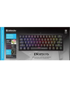 Купить Клавиатура Defender Deimos GK-303,  USB, черный 45303  в E-mobi