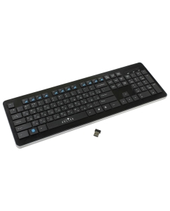 Купить Беспроводная клавиатура OKLICK 870S Black (KB-406W)  в E-mobi
