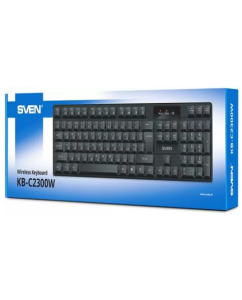 Купить Беспроводная клавиатура Sven KB-C2300W Black (SV-021474)  в E-mobi