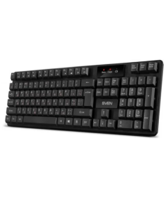 Купить Беспроводная клавиатура Sven KB-C2300W Black (SV-021474)  в E-mobi