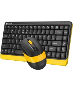 Купить Комплект клавиатура и мышь A4Tech FG1110 (FG1110 BUMBLEBEE)  в E-mobi