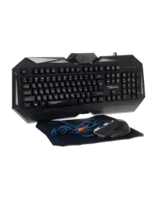 Купить Проводная игровая клавиатура QUMO Spirit Of Wisdom черный (K608+M300+G1)  в E-mobi