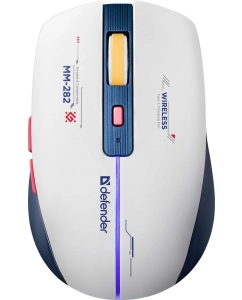 Купить Беспроводная игровая мышь Defender Dila MM-282 белый (52282) в E-mobi