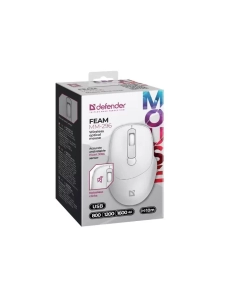 Купить Беспроводная мышь Defender MM-296 белый (52297)  в E-mobi