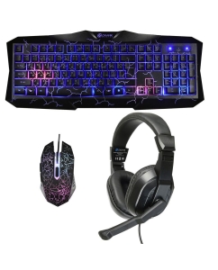 Купить Комплект игровой Oklick HS-HKM100G imperial в E-mobi