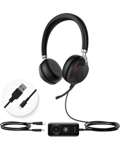 Купить Наушники Yealink UH38 черный (UH38 Dual UC-BAT) в E-mobi