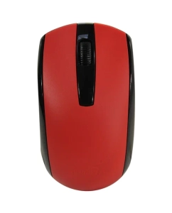Купить Мышь беспроводная Genius ECO-8100, оптическая, микроприемник USB (31030010413), красный в E-mobi