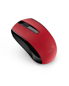 Купить Мышь беспроводная Genius ECO-8100, оптическая, микроприемник USB (31030010413), красный  в E-mobi