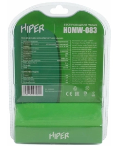 Купить Беспроводная игровая мышь HIPER HOMW-083 синий  в E-mobi