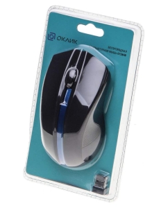 Купить Беспроводная мышь OKLICK 615MW Blue/Black  в E-mobi