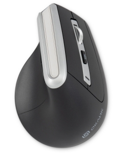 Купить Беспроводная вертикальная мышь OKLICK 991MW черный (1885263) в E-mobi