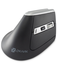 Купить Беспроводная вертикальная мышь OKLICK 991MW черный (1885263)  в E-mobi