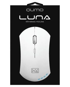 Купить Беспроводная игровая мышь QUMO Office Luna M74 белый (M74Wh)  в E-mobi