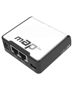 Купить Wi-Fi роутер MikroTik RBmAP2nD White/Black в E-mobi